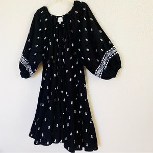 ANTHROPOLOGIE | Cleobella Embroidered Dress | Size: Large